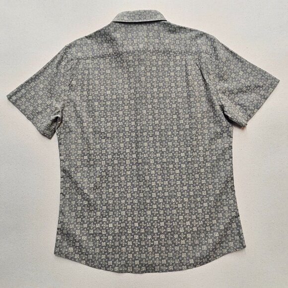 NWOT Faherty Sundried Sage Emblem Short-Sleeve Breeze Shirt L - Picture 3 of 7
